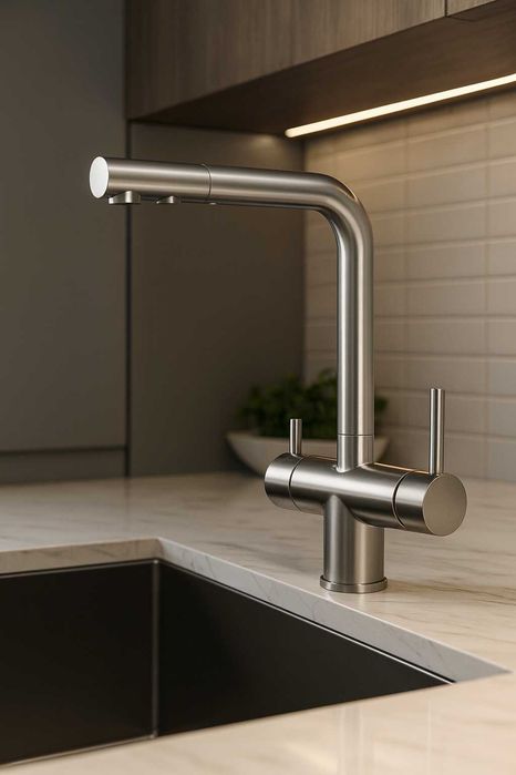 Baterie Chiuveta cu Sistem de Apa Pura 3 in 1