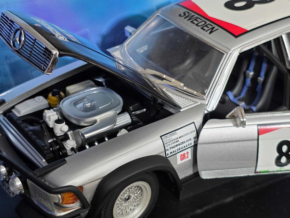 Macheta Auto 1/18 Ricko Mercedes Benz 500 SLC 1981 Rally