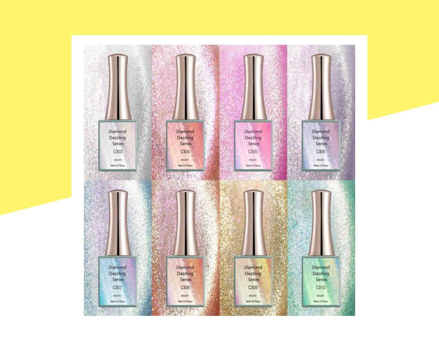 Професионален гел лак серия Diamond Dazzling CANNI, магнитен – 16 мл.