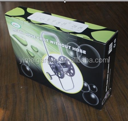 Садовая металлическая катушка для шланга с колесиком