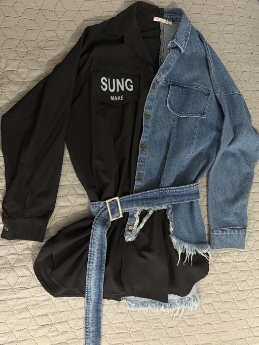 Екстравагантна дънкова риза