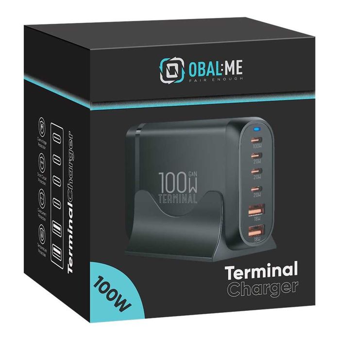 OBAL:ME GaN зарядна станция USB/USB-C 100W