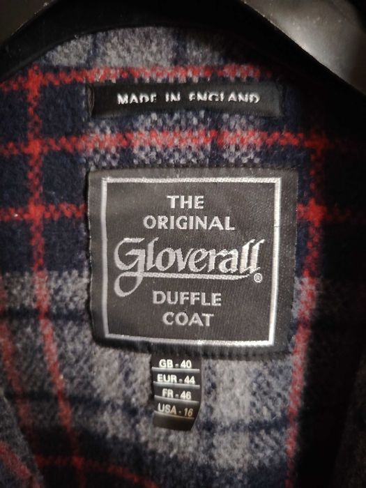 Оригинално дамко вълнено палто Gloverall с качулка