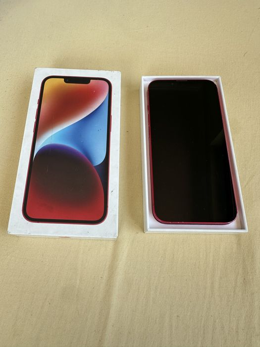 iPhone 14 Red 256GB Esim - заключен към оператор