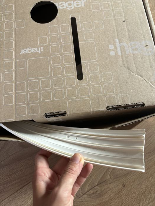 Canal cablu rola, 20 metri, 15X15, alb, HAGER