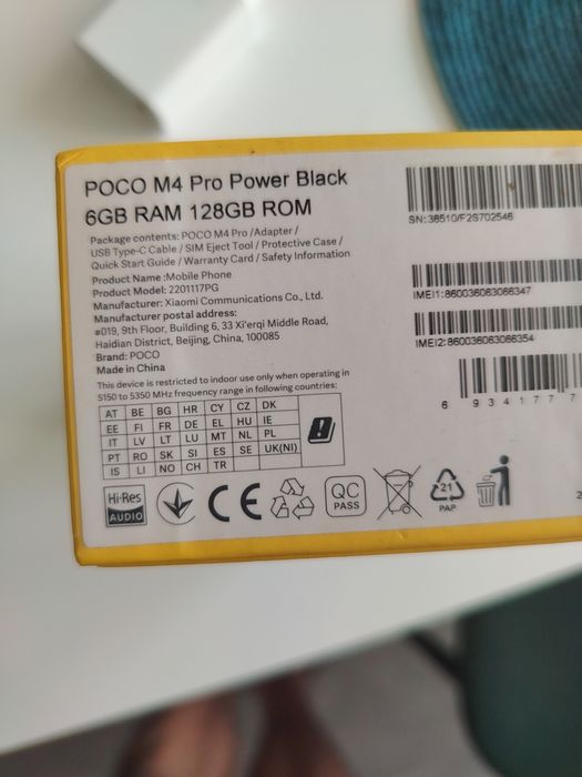 Продавам Poco M 4 Pro