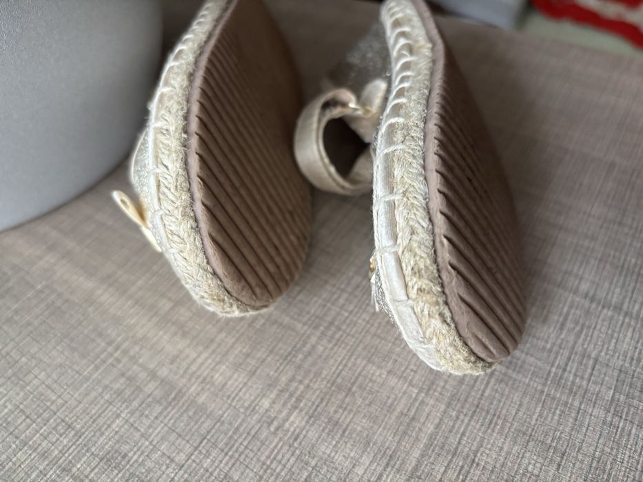 Mayoral Espadrile copii, auriu, material textil, 25 EU