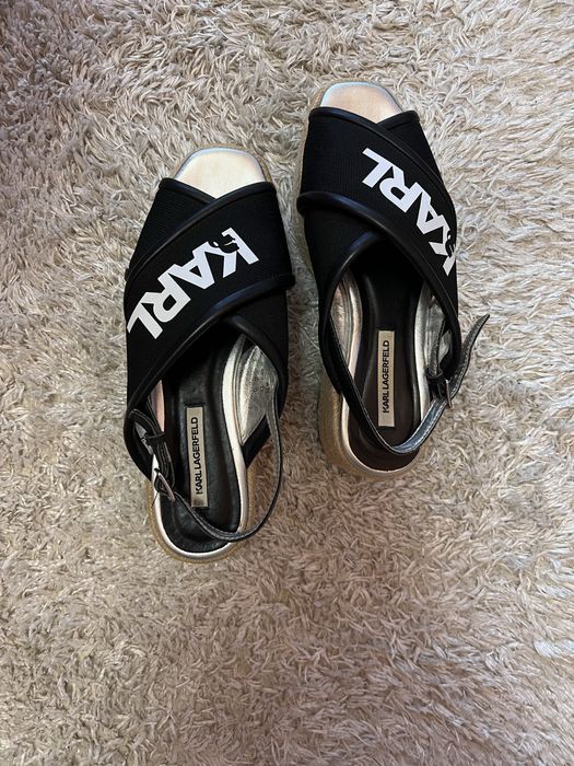 Сандали тип еспадрили karl lagerfeld