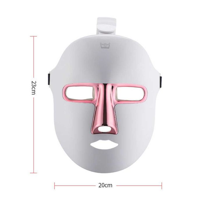 БЕЗЖИЧНА LED маска за лице за светлинна терапия, Маска анти ейдж, акне