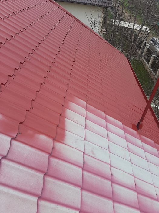 Vopsim orice tip de tablă  la case/vile/biserici