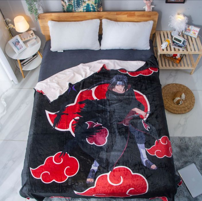 Плед наруто акацуки итачи коноха саске