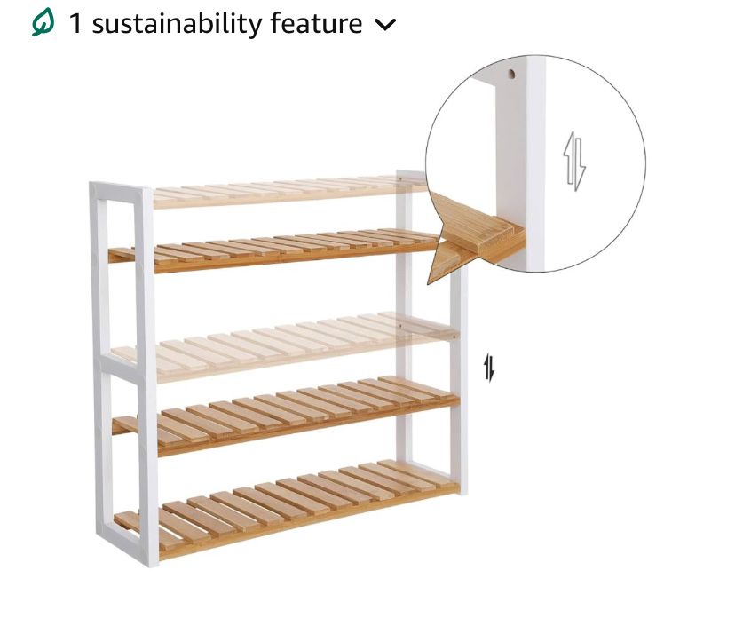 Бамбуков рафт за баня Songmics