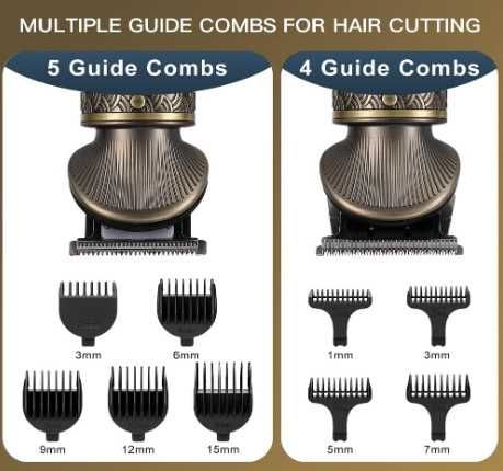 Професионална машинка за подстригване Surker 7-в-1 T-Blade Zero Gapped