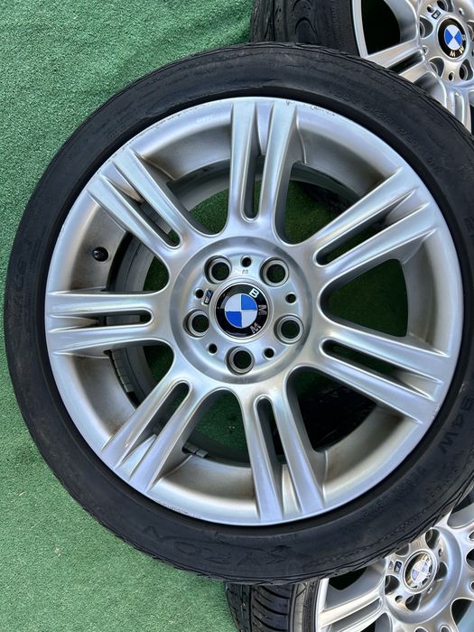 5x120 17 оргинални спорт пакет М кови за BMW със летни гуми