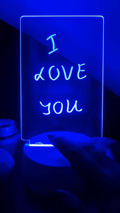 Светеща 3D дъска за писане с LED