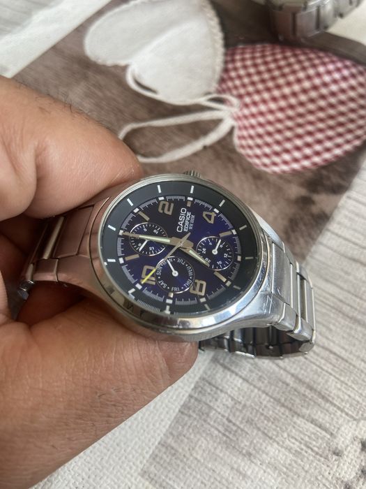Casio Edifice EF 316D-2A Blue Dial Watch