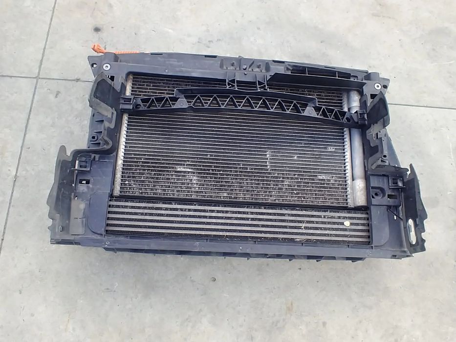 ansamblu set radatoare intercooler electroventilator 1.6 tdi cay  vw polo 6r 6r0121207a