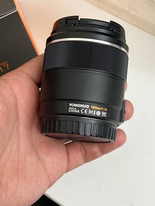 YONGNUO YN25mm F1.7M Auto Focus Lens for Panasonic Olympus
M4/3 Mount