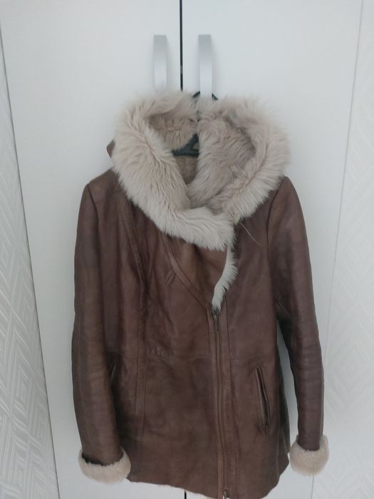 Дубленка укороченая натуральная