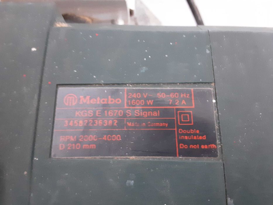 Циркуляр пендула - Metabo 1600W / 210mm