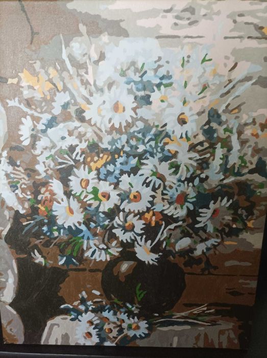 Tablouri pictate pe panza cu Acrylic