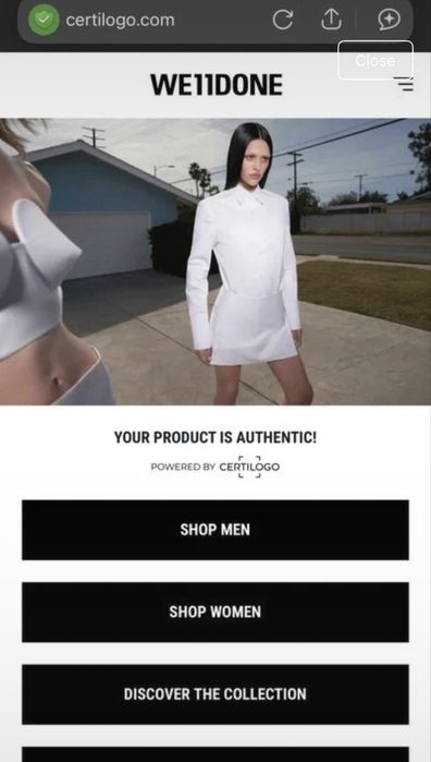 WE11DONE HOODIE (Hanorac) M marime