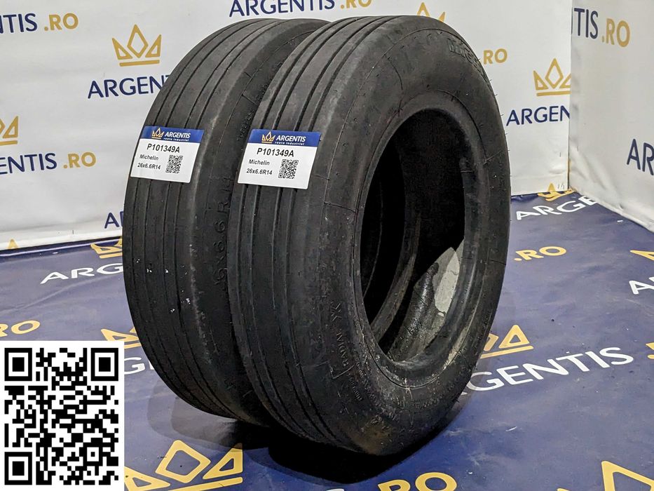 Pereche 2 anvelope 26x6.6R14 Michelin (cod P101349A)
