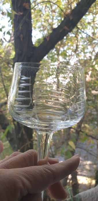 Фужеры ликерницы  богемия