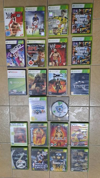 Xbox 360 и Xbox топ игри топ заглавия-25лв/бр