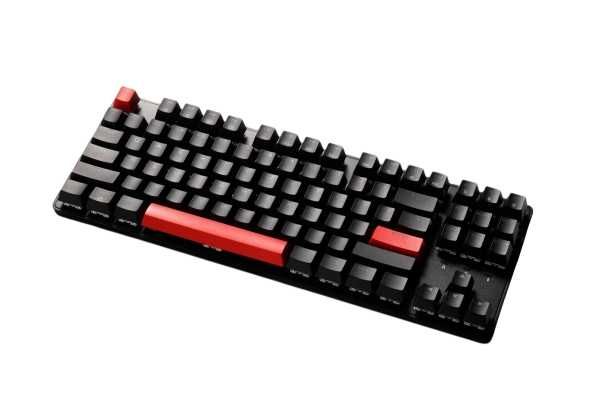 }Клавиатура механическая Lemokey X1 87Key, Keychron Red Brown, Red led