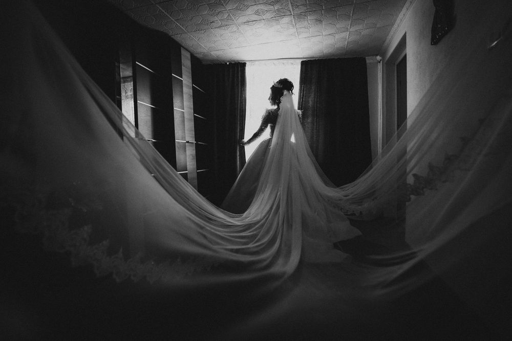 Rochie de mireasă pe corset S-M