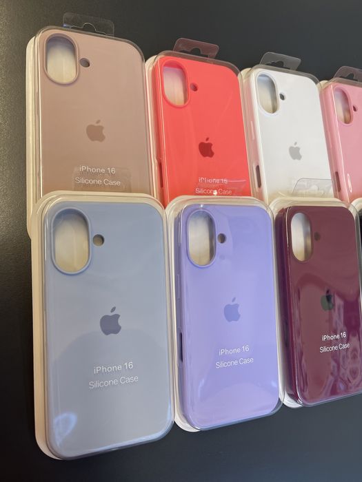 Силиконов кейс iPhone 16 16 Pro 16 Pro Max