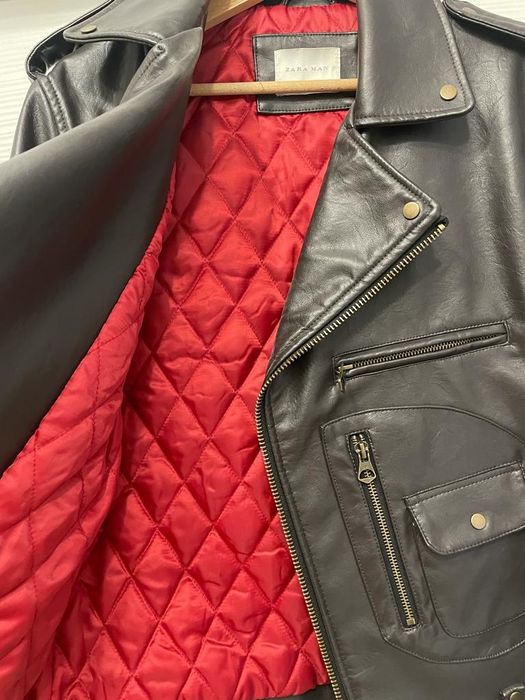 Geaca piele Zara Man