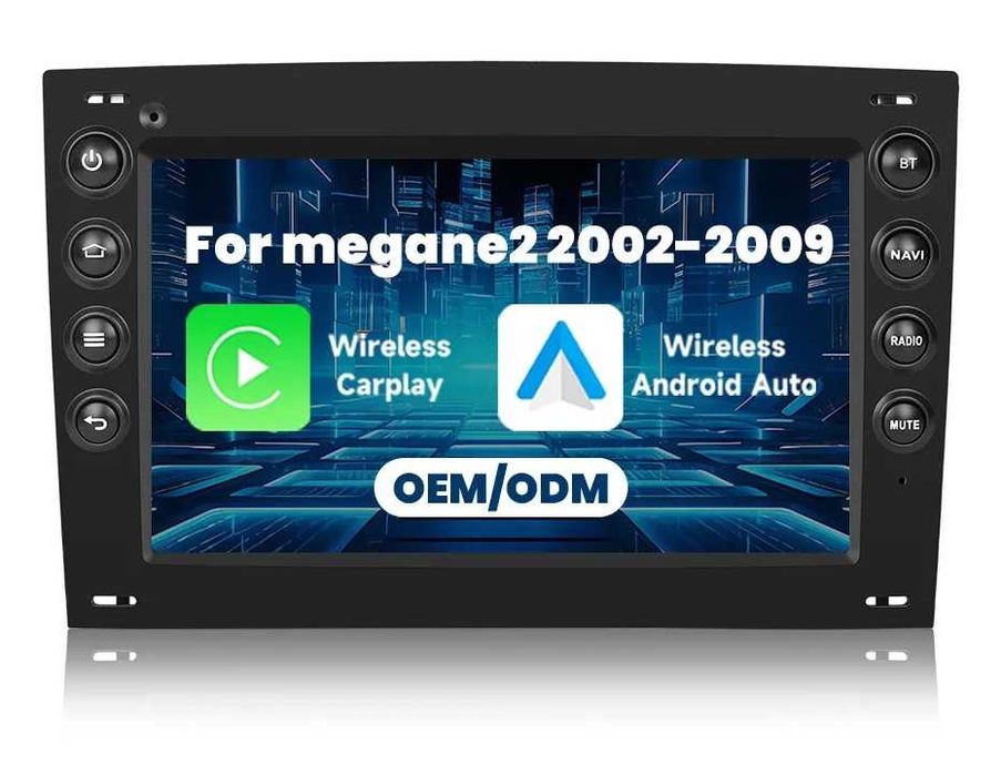 Мултимедия Двоен дин за Renault Megane 2 Навигация плеър Android