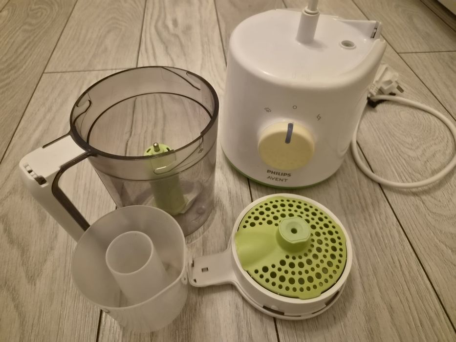 Aparat de gatit cu abur si blender 2in1 Philips Avent SCF870/20, pahar gradat, 1 viteza