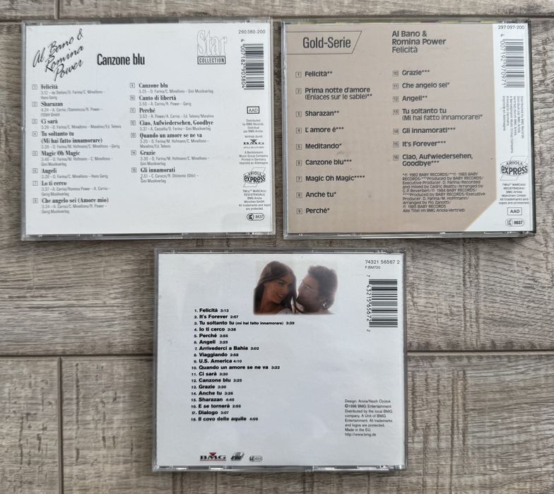 Cd-uri originale italo-disco - Al Bano & Romina Power