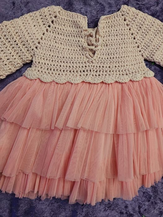 Rochiță de botez fetiță