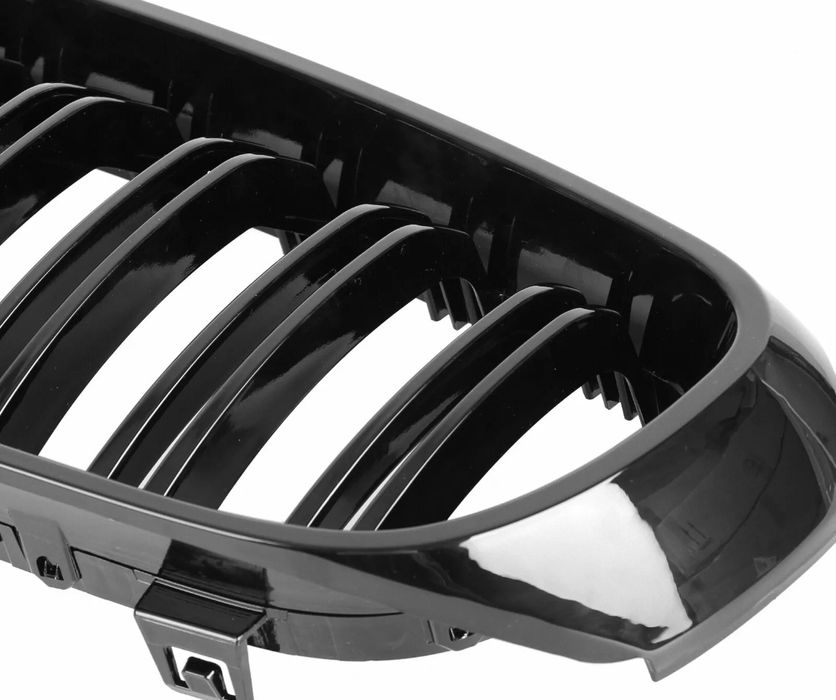 Grilă Dublă / Nari BMW Seria 3 GT F34 – Negru Lucios