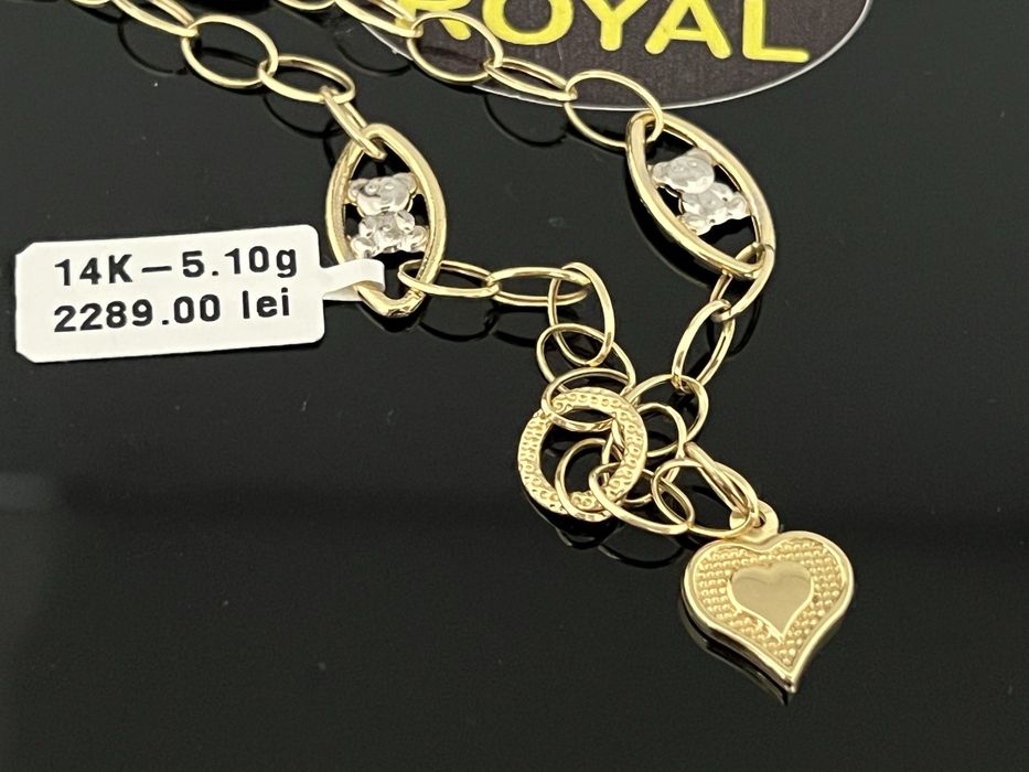 Bijuteria Royal CB : Lant aur 14k 585  5,10 gr