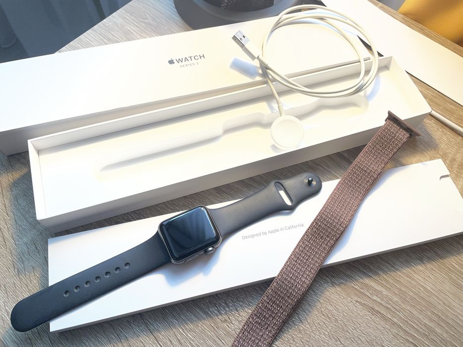 Apple Watch Series 3 38mm GPS Space Gray – stare bună