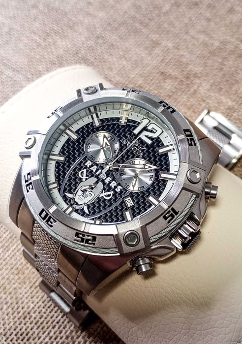 Ceas Invicta NFL Las Vegas Raiders Chronograph GMT Quartz - Barbati