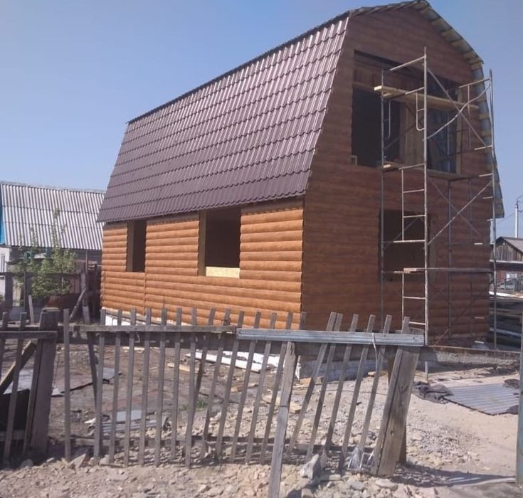 Кровля, фасады, бани заборы, дома