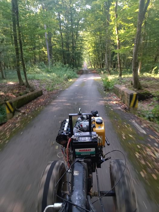 Motocultor diesel 12cp 4x4