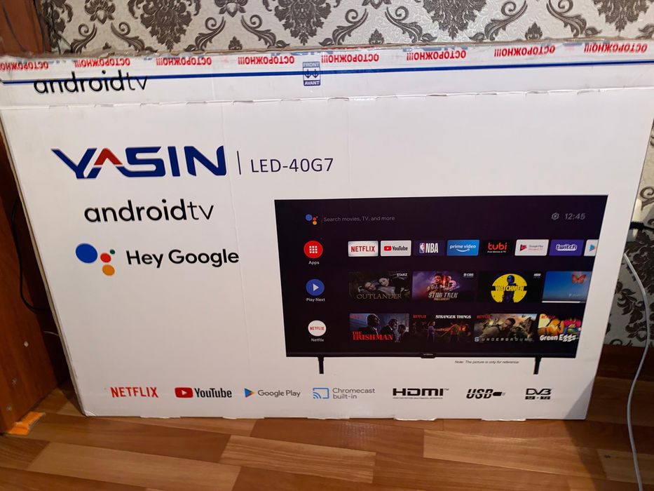 Продам Телевизор Yasin LED-40G7 40" 101см SMART