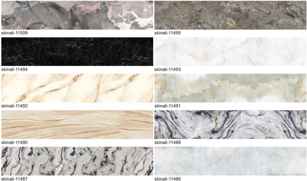 Кухонный фартук на стену, Кухонный гарнитур, Скинали, Стеновая панель,