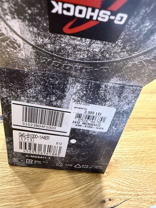 Casio G-SHOCK GWG-B1000-1A4ER