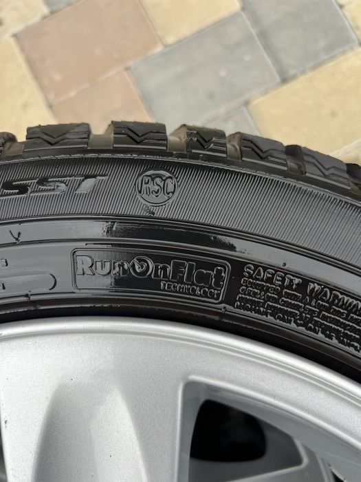 Jante aliaj de BMW  205x55x 16-M+S- Dunlop Runflat- nerulate in Romani