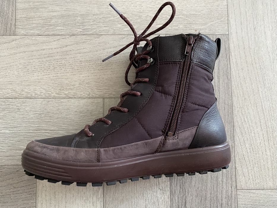 Ботинки зимние Ecco, б/у, бесплатно, 40 размер