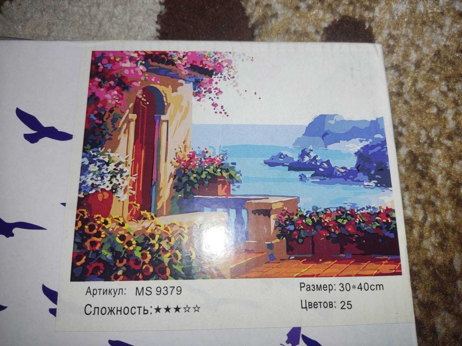 Картина за рисуване по номера 30см на 40см