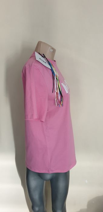 MSGM Milano  Oversize Cotton / XS НОВО! ОРИГИНАЛ! Дамска Tениска!